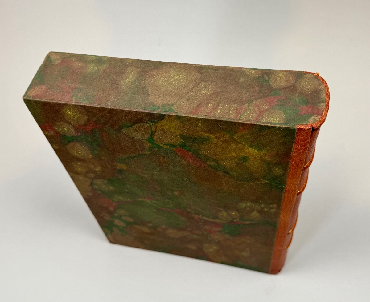 Livre en maroquin, « L’EMPREINTE DU DIEU » par Maxence Van Der Meersch , n°121 sur vélin-photo-4