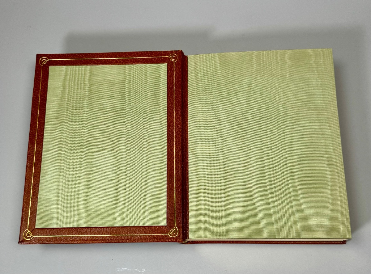 Livre en maroquin, « L’EMPREINTE DU DIEU » par Maxence Van Der Meersch , n°121 sur vélin-photo-4