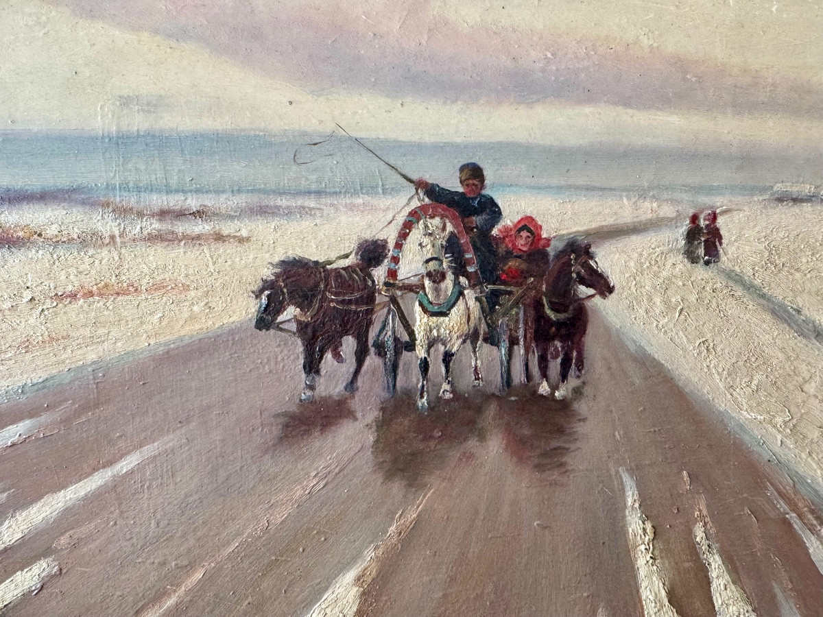 A Troika In The Russian Countryside-photo-2