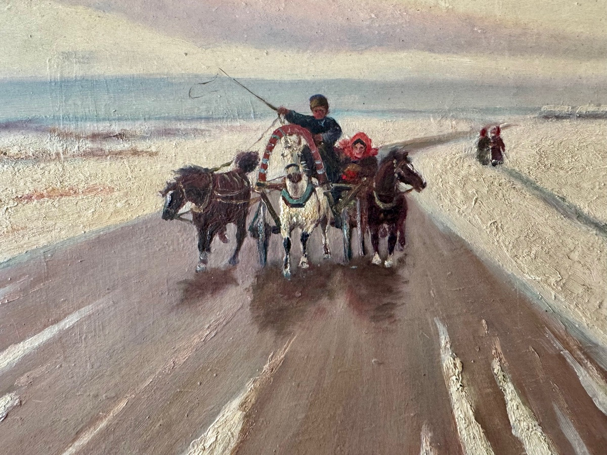 A Troika In The Russian Countryside-photo-1