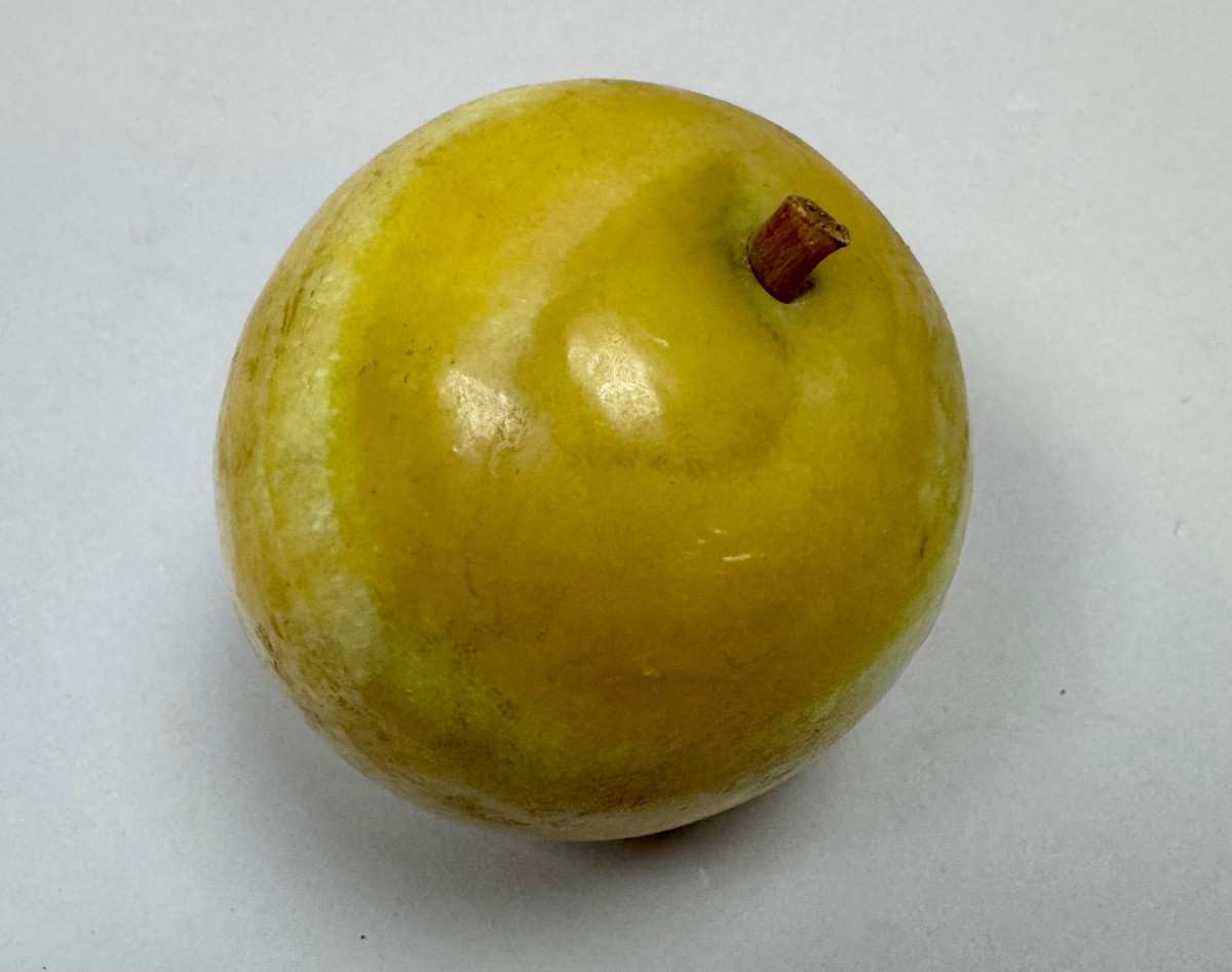 Six fruits en marbre et pierre dure-photo-4