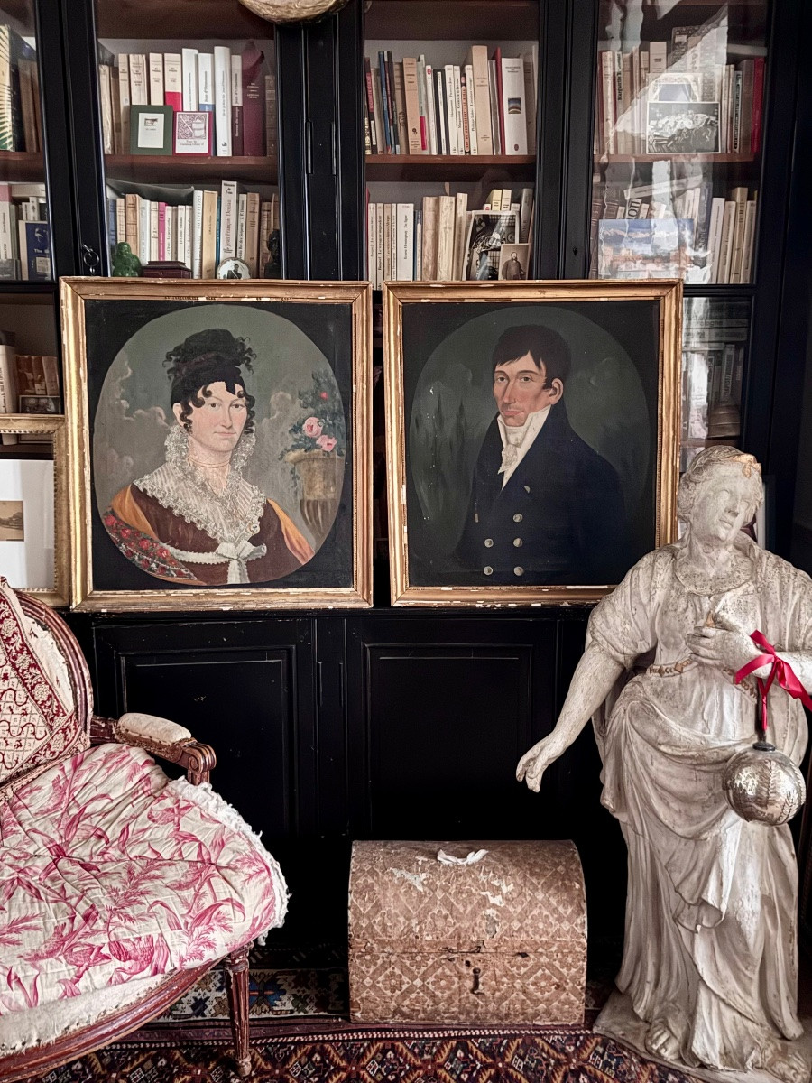 Pair Of Portraits Circa 1830-photo-8