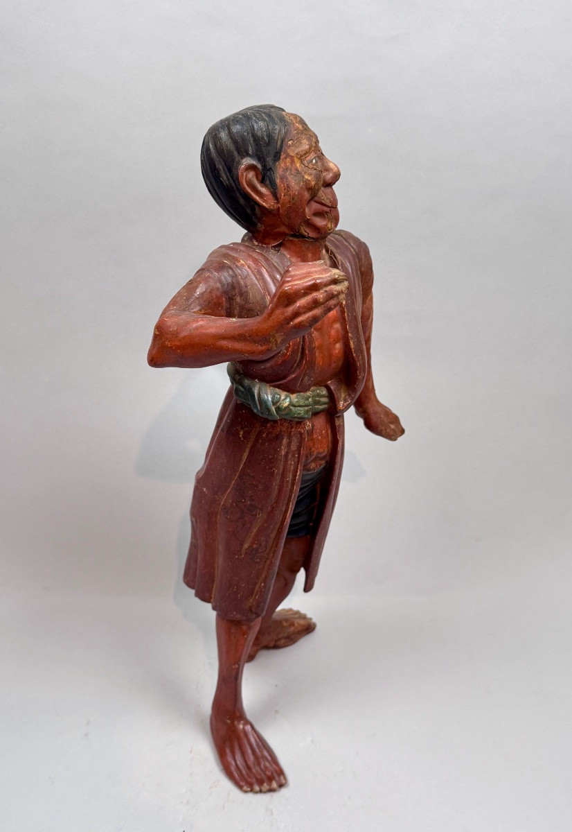 Japanese Statue 19th Century-photo-3
