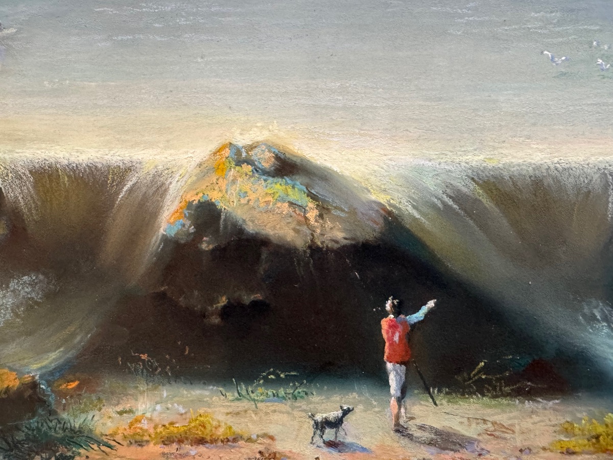 Fantastic Landscape Dated 1869-photo-2
