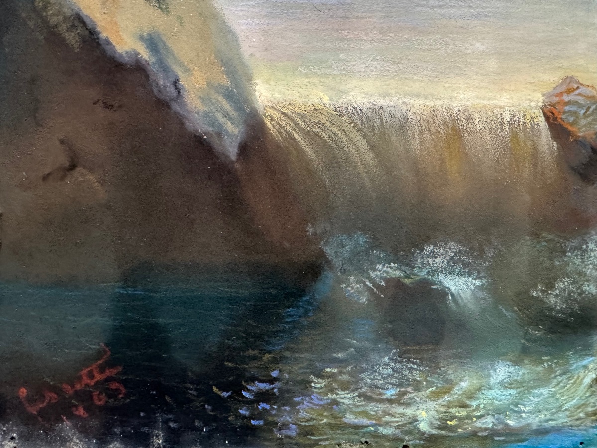 Fantastic Landscape Dated 1869-photo-4