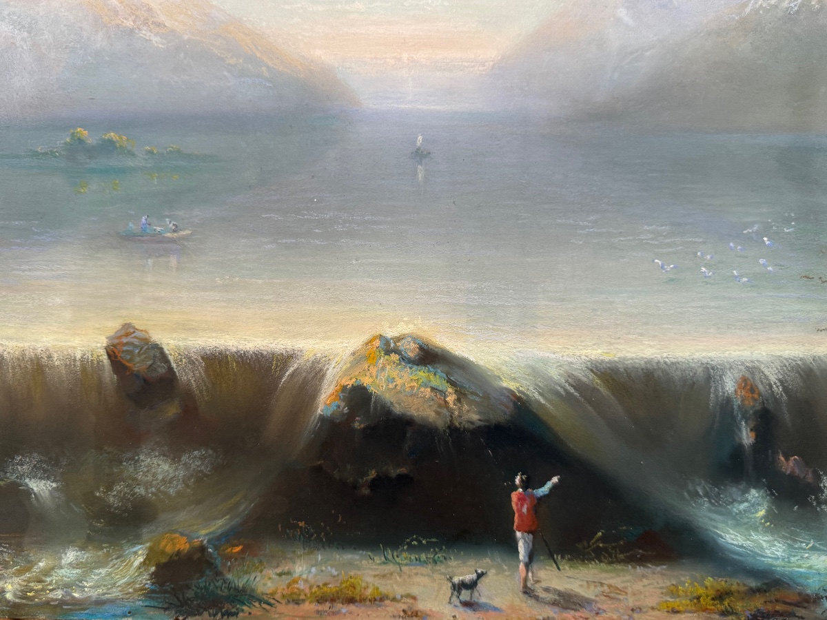 Fantastic Landscape Dated 1869-photo-6