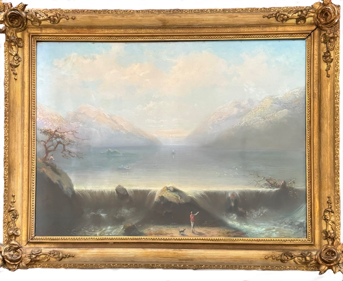 Fantastic Landscape Dated 1869