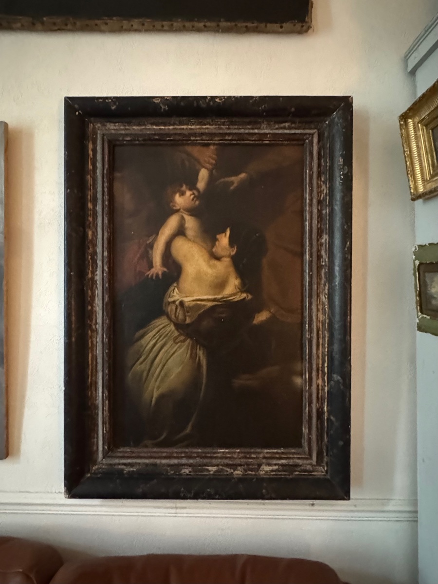 Le massacre des innocents , huile sur toile fin XVIII- début XIXème-photo-2