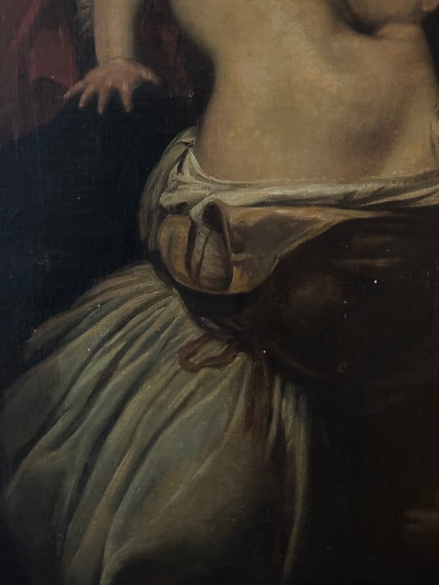 Le massacre des innocents , huile sur toile fin XVIII- début XIXème-photo-2