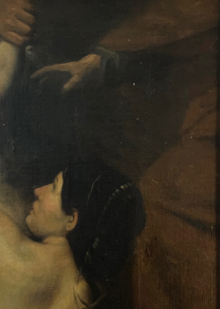 Le massacre des innocents , huile sur toile fin XVIII- début XIXème-photo-3