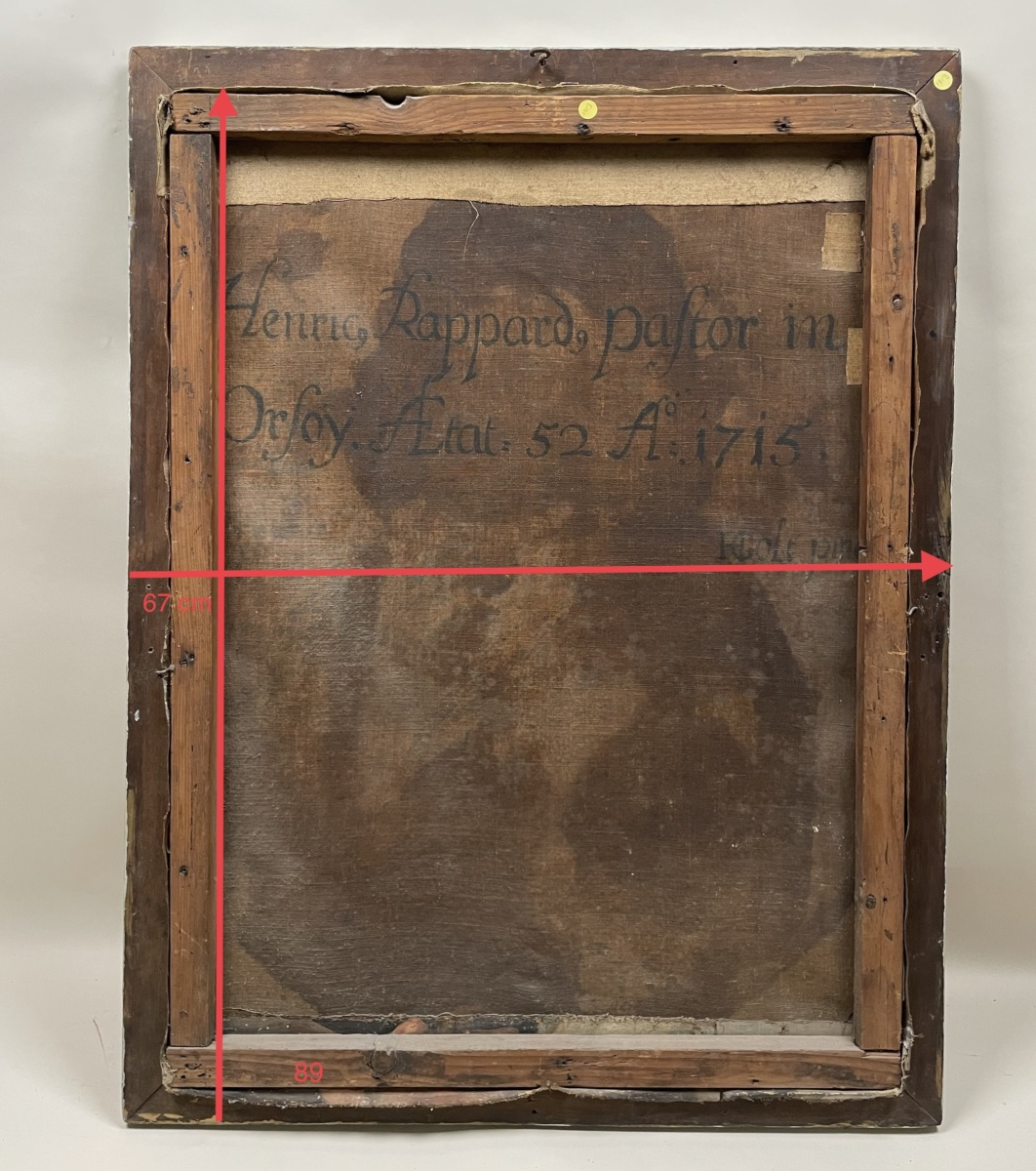 Paire de portraits datés 1715-photo-6