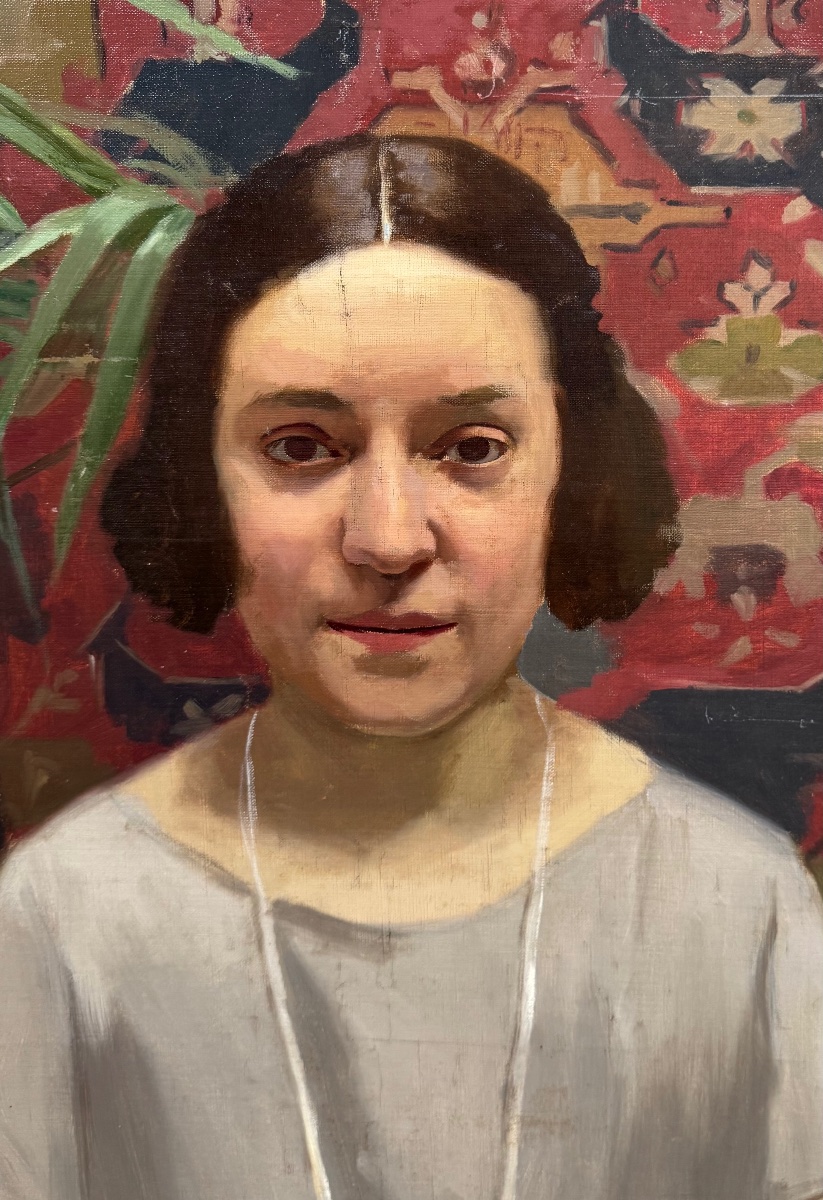 Portrait d’une jeune femme  première moitié du XXème siècle -photo-1