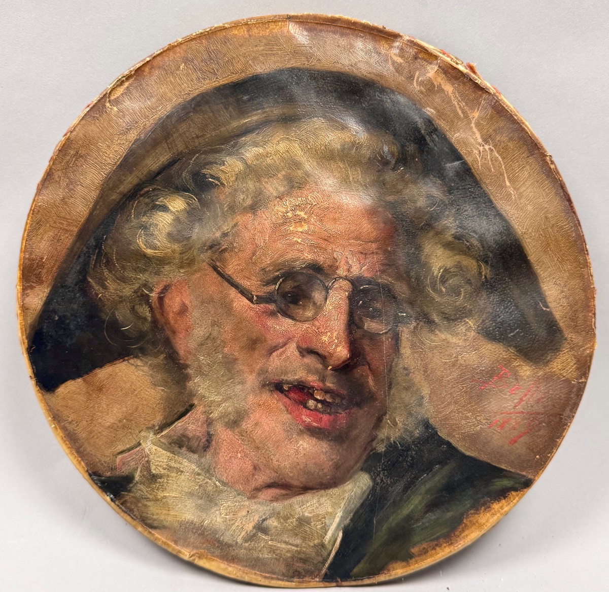 Portrait Of A Street Performer On A Drumhead By Benito Belli -photo-2