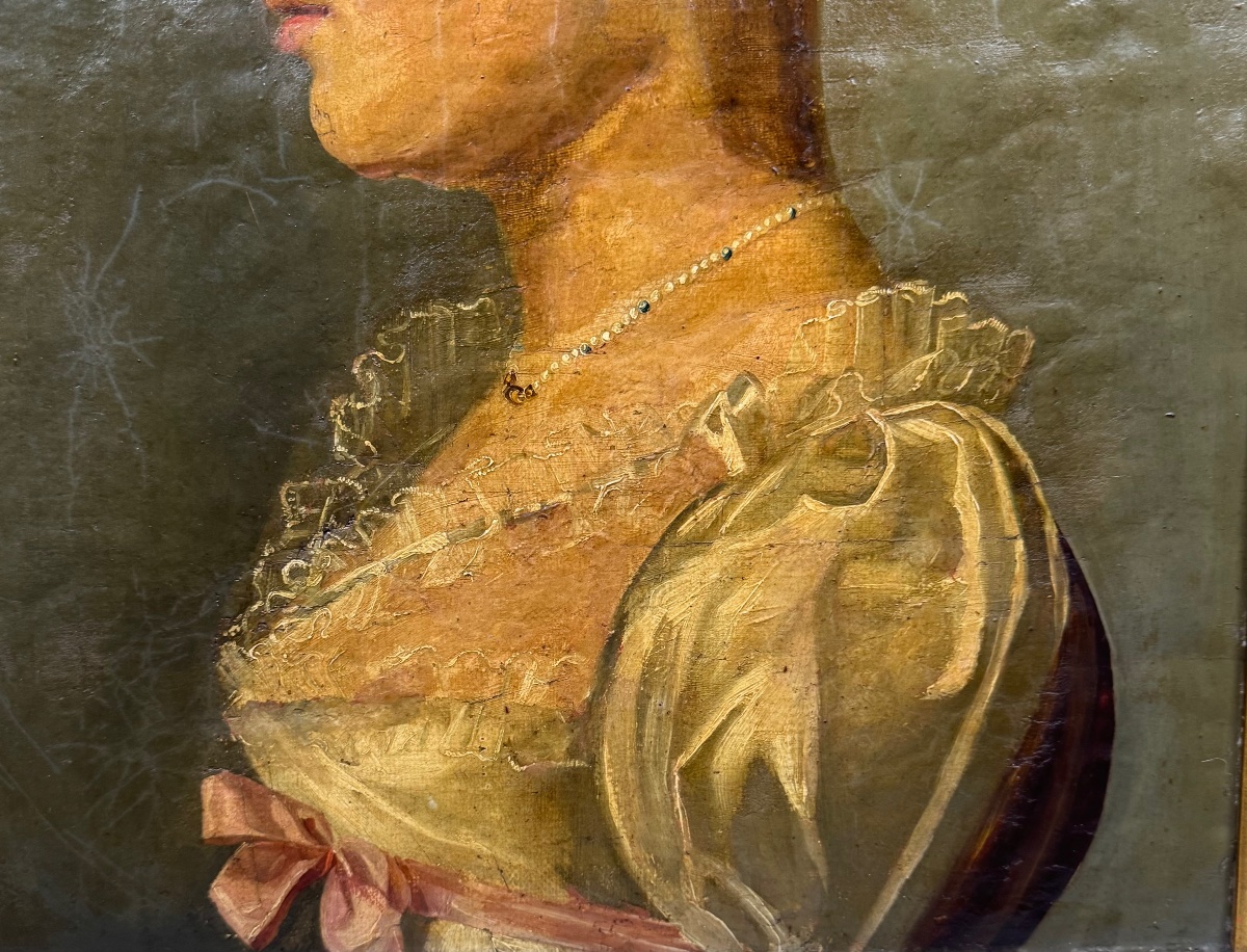 Portrait d’ une jeune femme époque Empire-photo-1