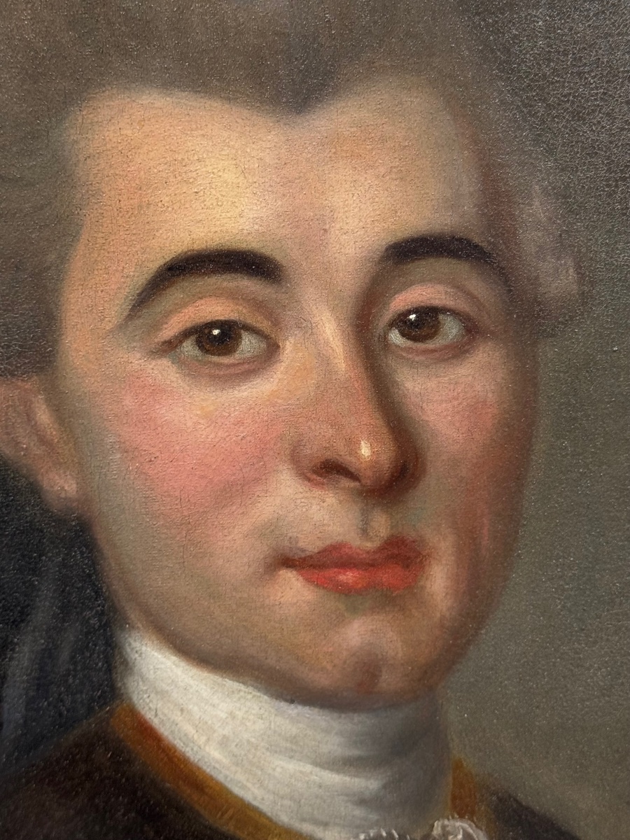 Portrait d’un gentilhomme époque XVIIIème-photo-1