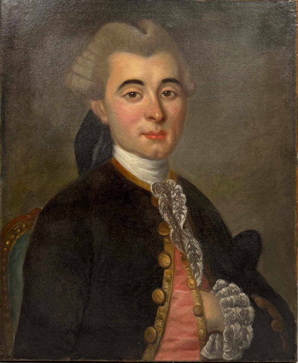 Portrait d’un gentilhomme époque XVIIIème