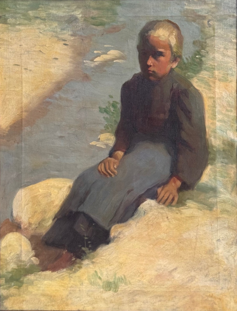 Jeune fille au bord de l’eau -photo-2