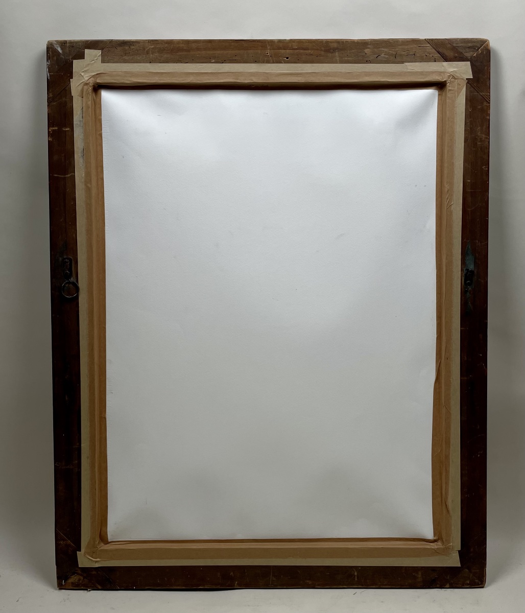 Dessin académique , homme nu assis-photo-4