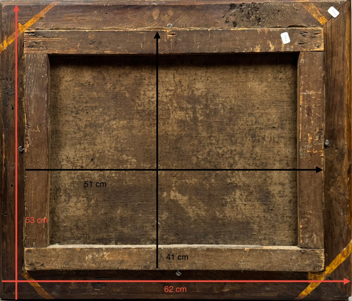 Retour de chasse , tableau XIXème -photo-4