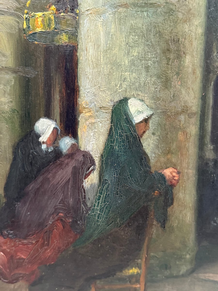 Scene d'église en Bretagne-photo-3