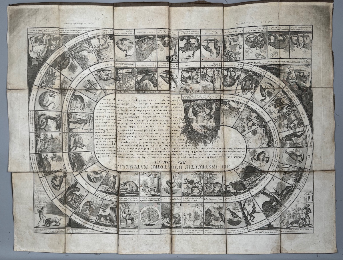 Jeu de l’oie , histoire naturelle des animaux 1815-photo-3