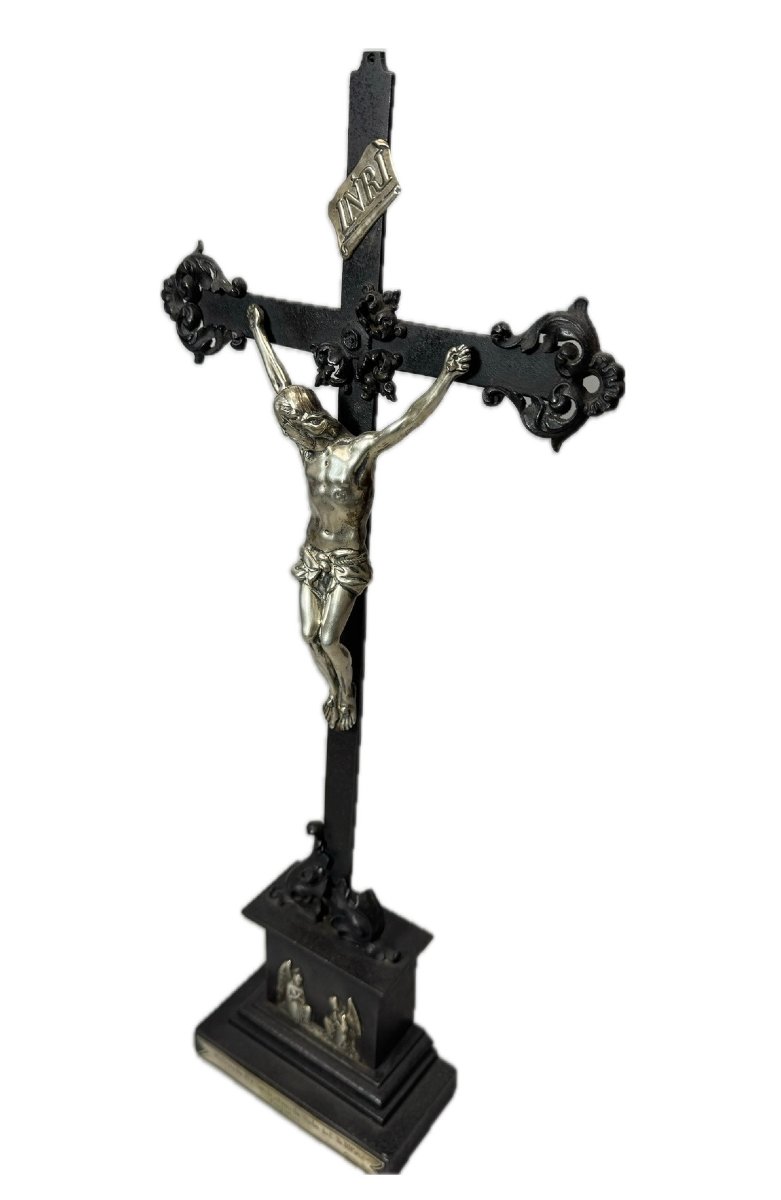 19th-century Solid Silver Christ Figure