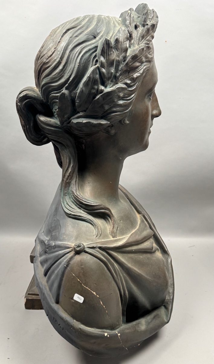 Plaster Statue Of Marianne Dated 1848.-photo-4