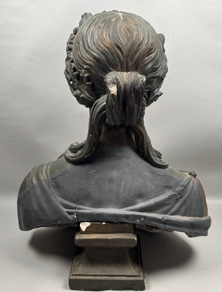 Plaster Statue Of Marianne Dated 1848.-photo-2