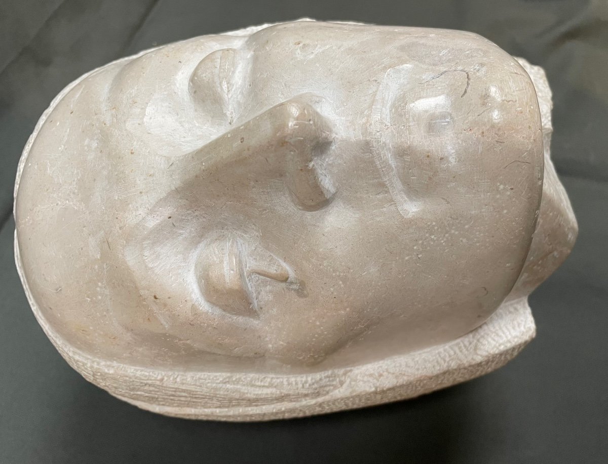 Head Of Woman In Marble Circa 1940-photo-8