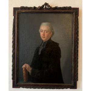 Portrait Of A Clergyman During The Louis XVI Era