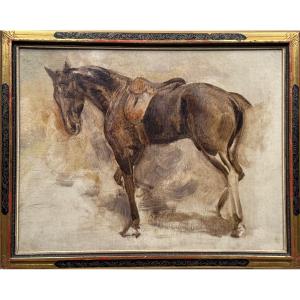 Preparatory Study, Horse Sealed In Profile.