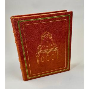 Livre en maroquin, « L’EMPREINTE DU DIEU » par Maxence Van Der Meersch , n°121 sur vélin