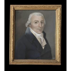 Portrait au pastel daté 1808