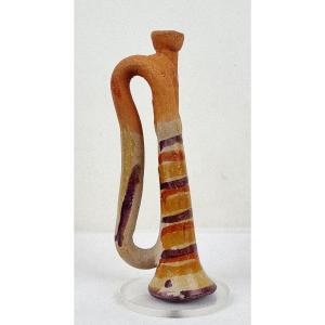 TROMPETTE EN TERRE CUITE MEXIQUE