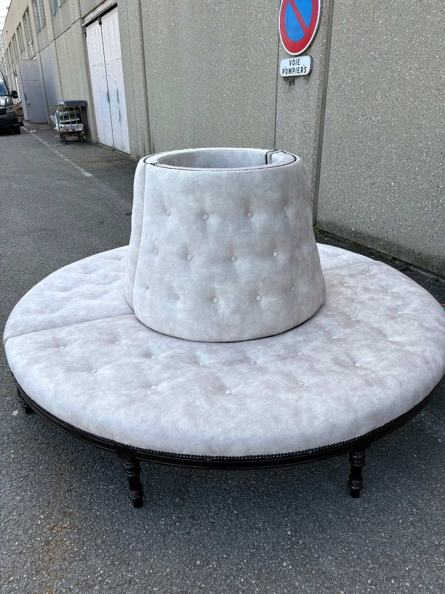 Grand confident circulaire d’époque Napoléon III-photo-4