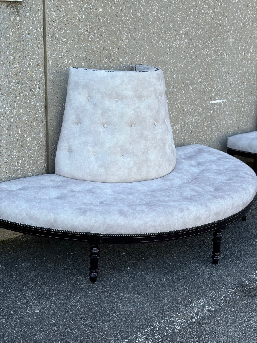 Grand confident circulaire d’époque Napoléon III-photo-3