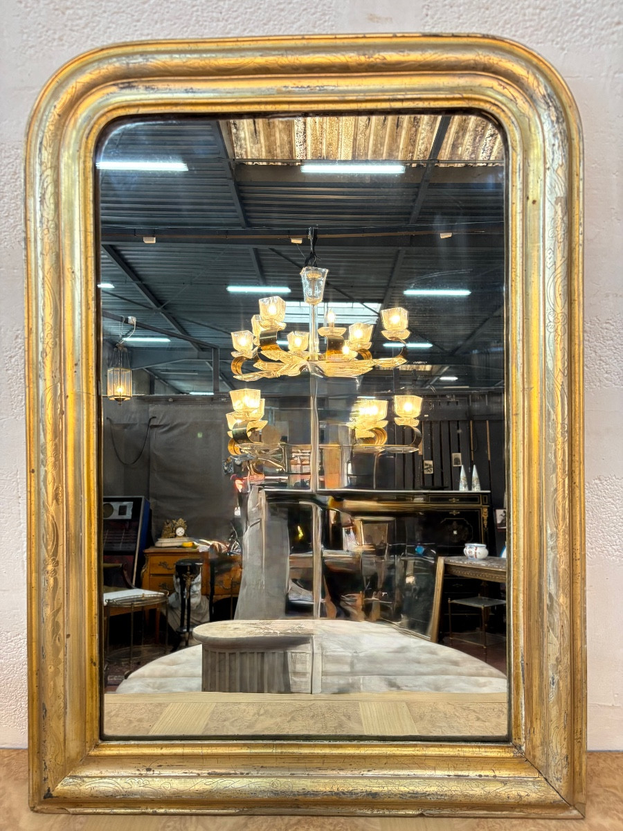 Louis-philippe Period Mirror - Original Gilding