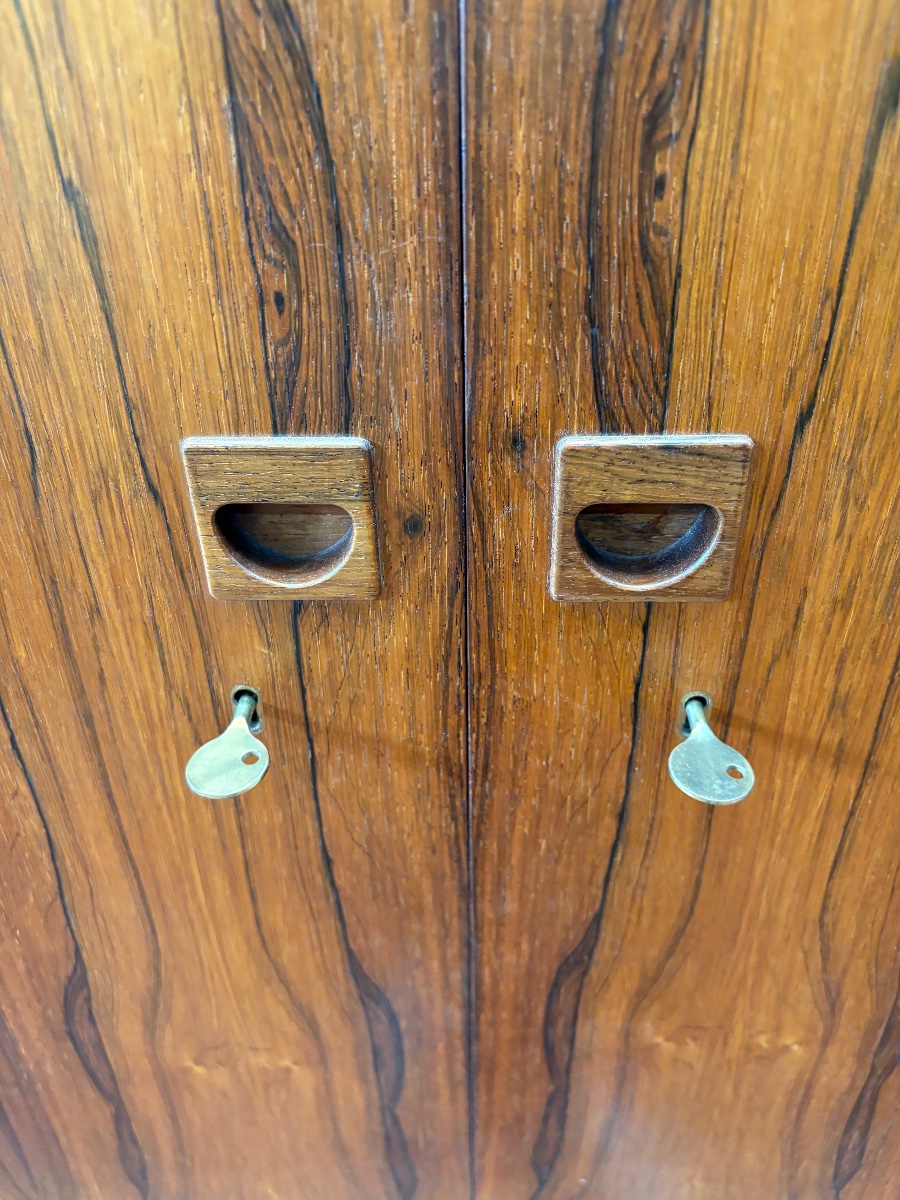 Mid-century Storage Unit In Rio Rosewood - André Monpoix (1925-1976)-photo-8