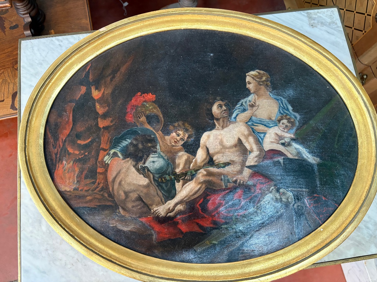 Oil On Canvas After François Boucher - 