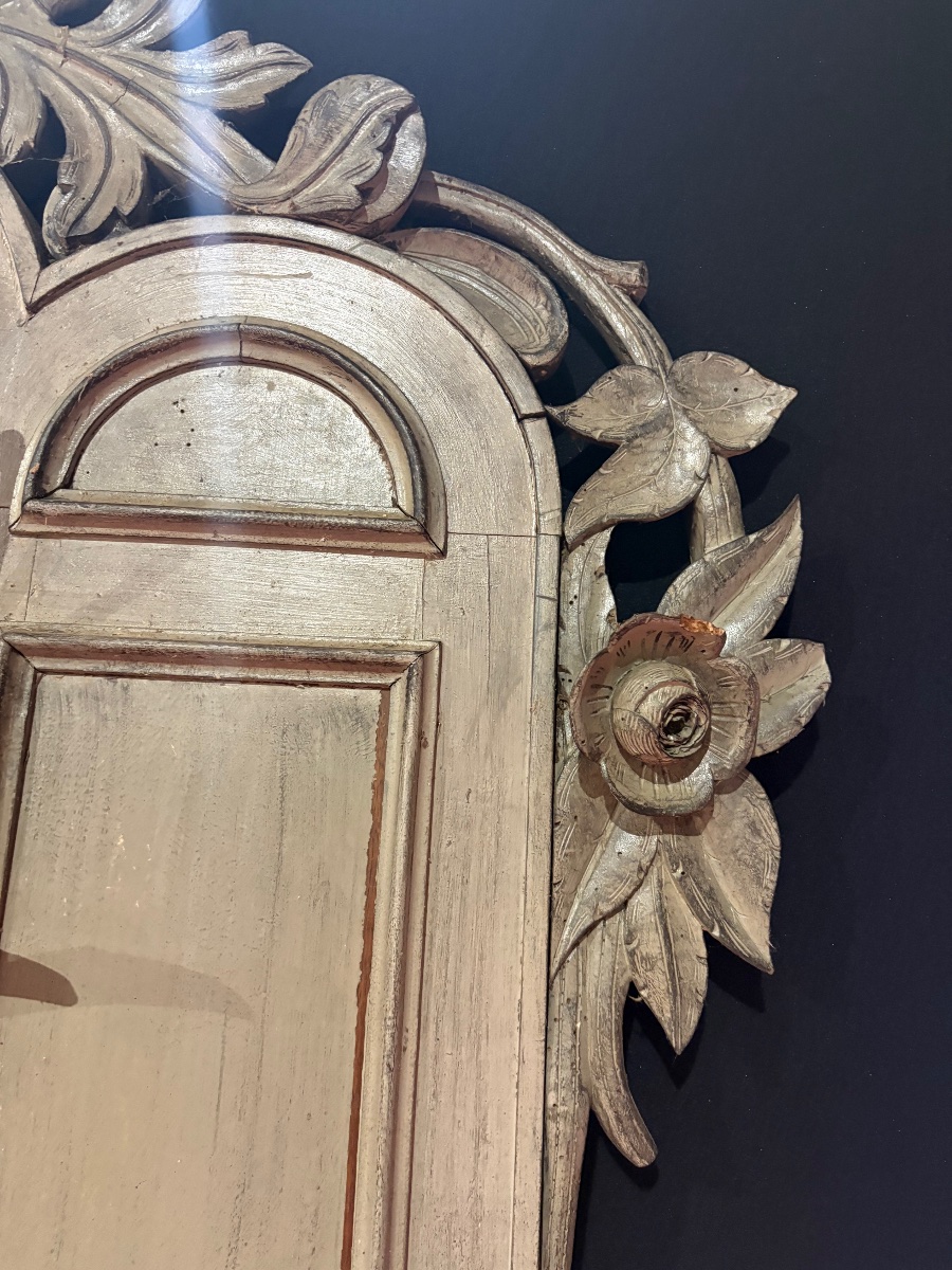 Louis XV-style Carved Wooden Entryway Coat Rack, Late 19th Century-photo-7