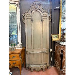 Vestiaire d’entrée sculpté – Porte-manteaux et porte-parapluies – Fin XIXe siècle