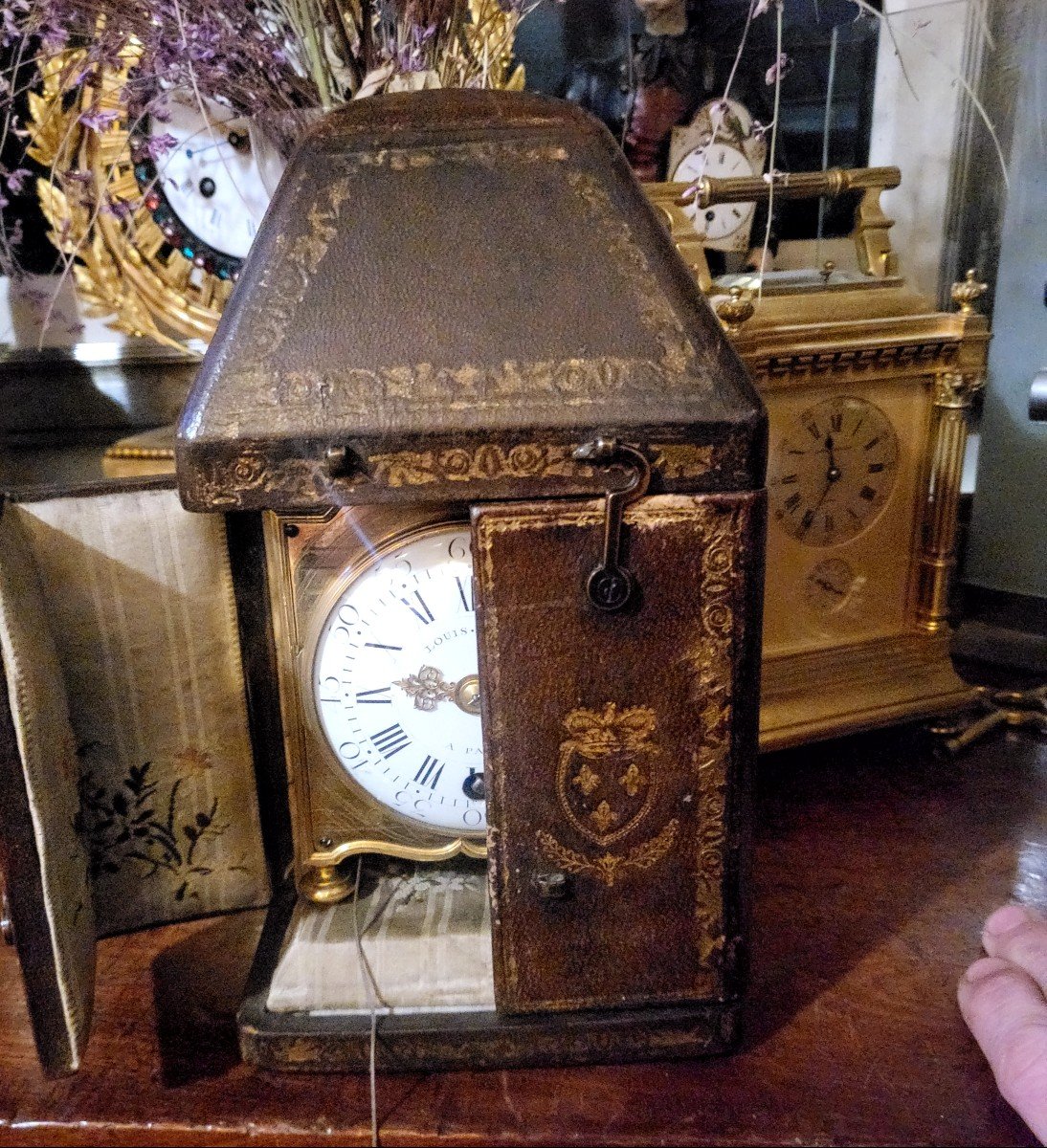 Clock By Goret Louis XV Escapement By Sully -photo-3