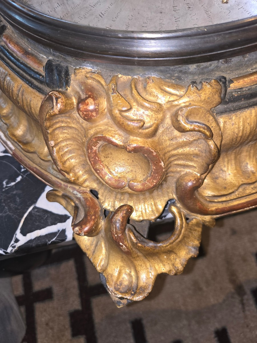 Pendule Worldtime vers 1730 faite à Nancy par Glaire pour Stanilslas Leszczynski roi de pologne-photo-4