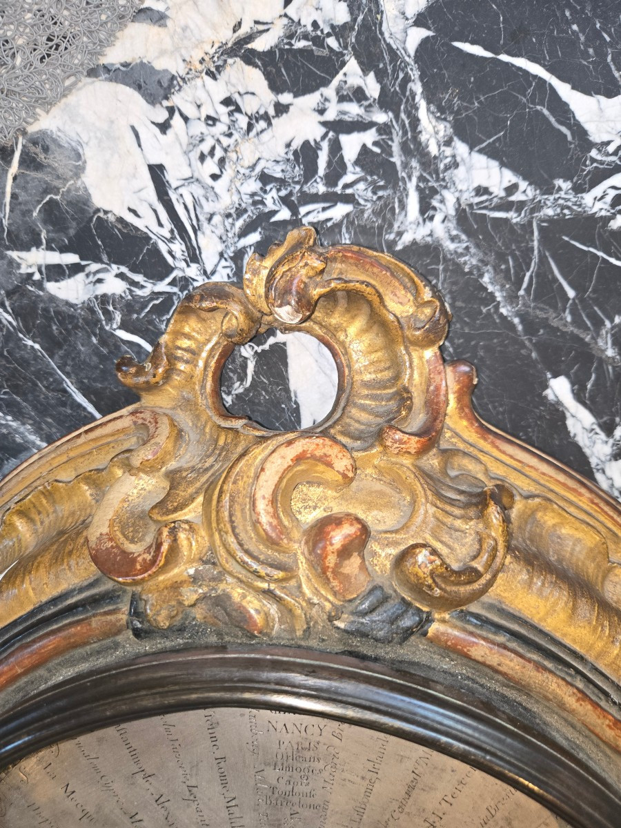 Pendule Worldtime vers 1730 faite à Nancy par Glaire pour Stanilslas Leszczynski roi de pologne-photo-1