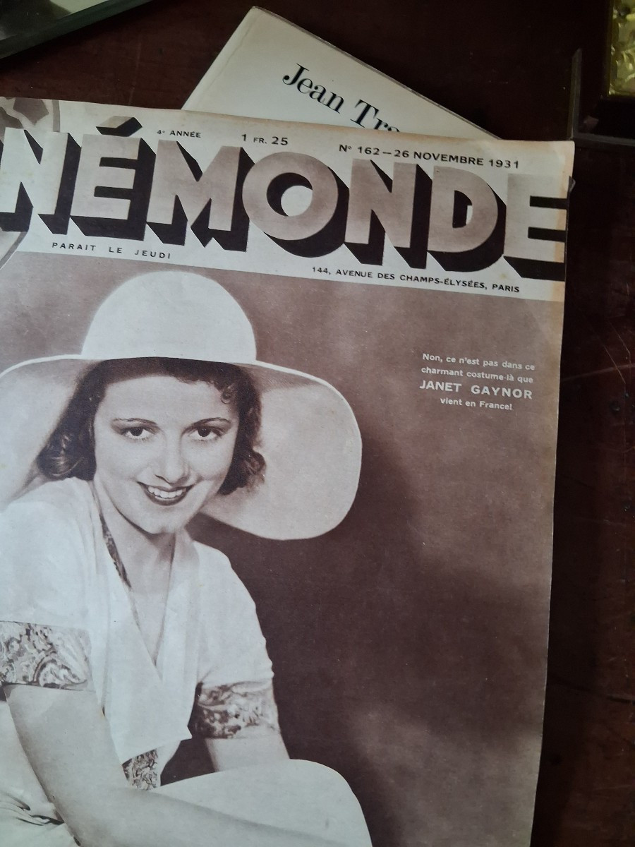 "La pendule à miroir" Pendule moderniste vers 1930 par Jean Tranchant-photo-2