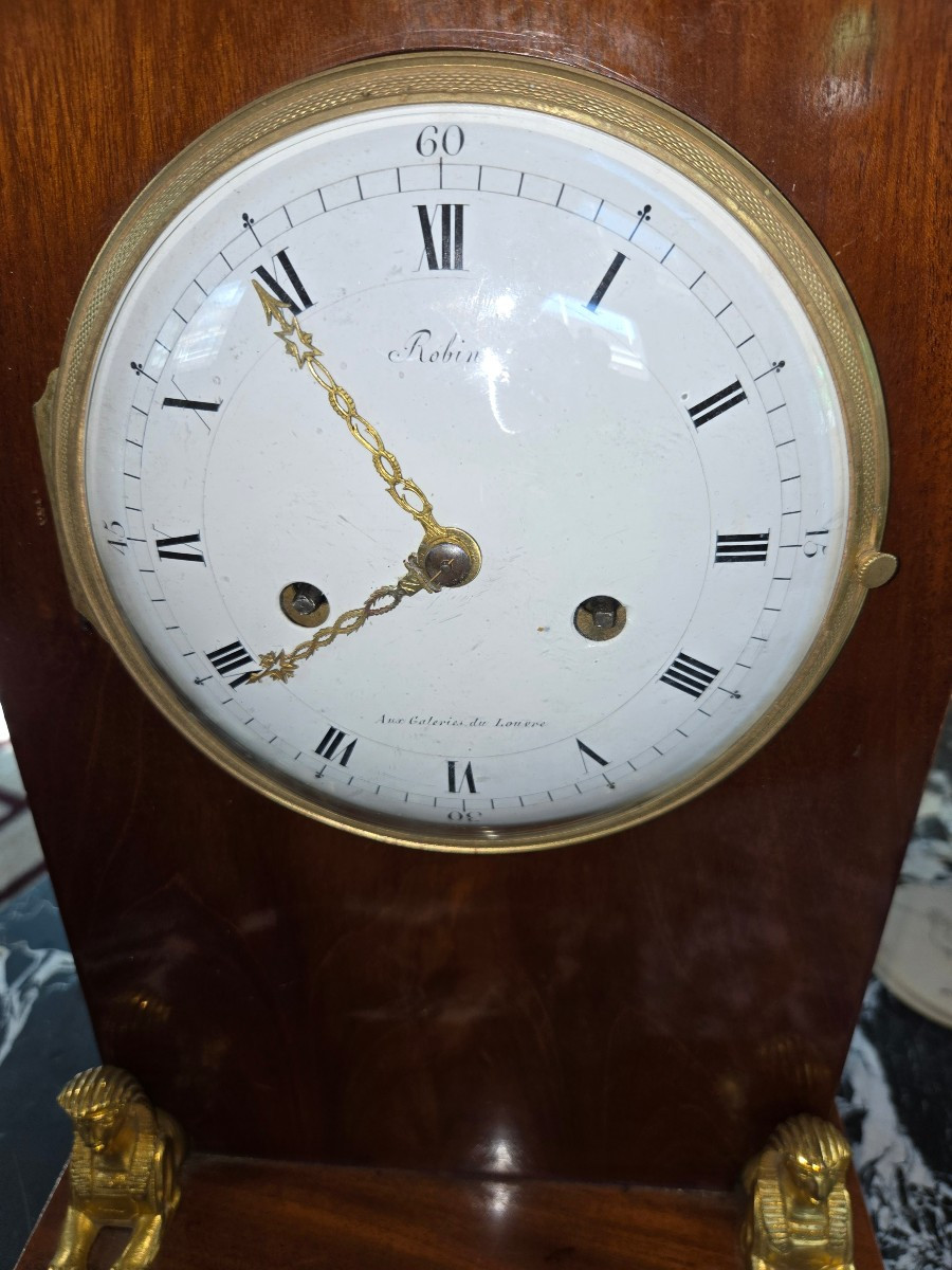 Robin Clock In Mahogany About 1795-photo-4