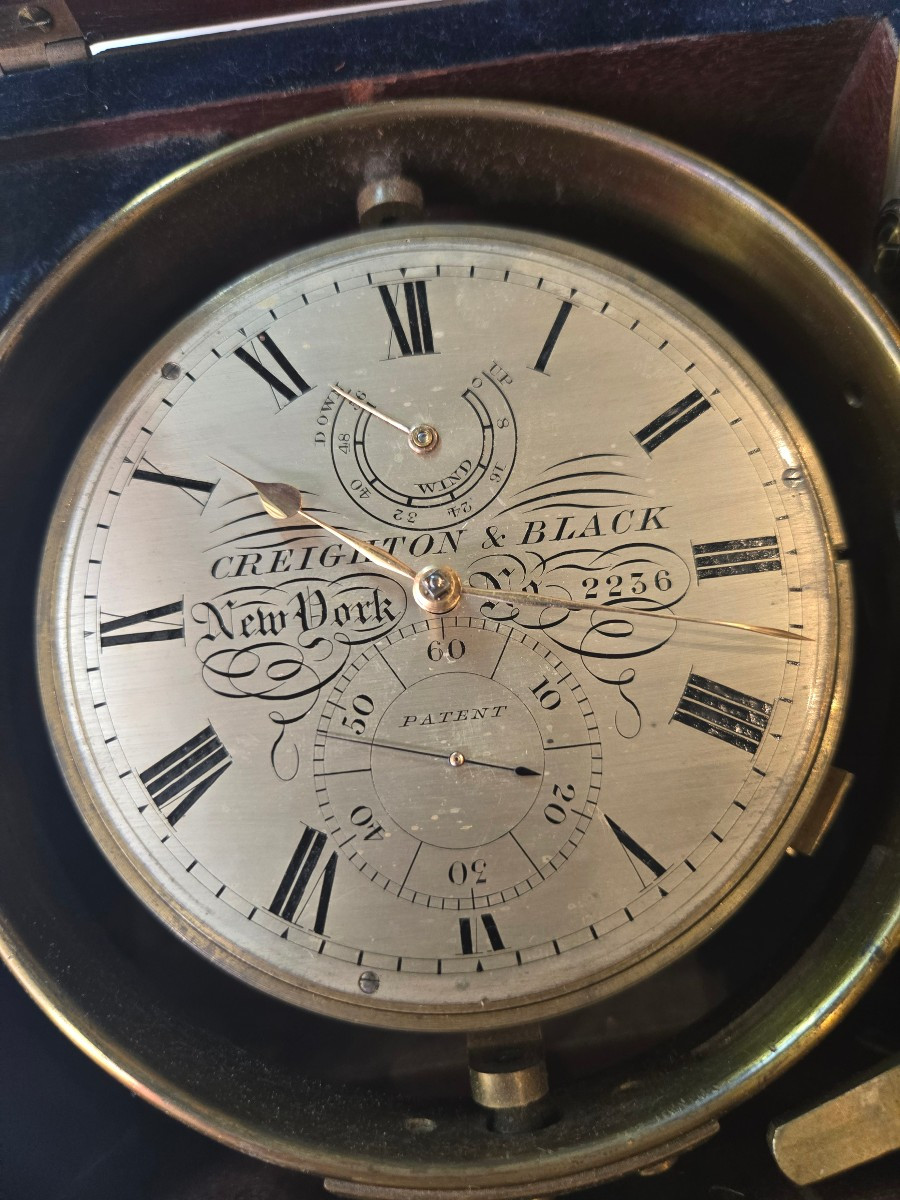 Chronometre de marine  de Creighton et Black New York-photo-4