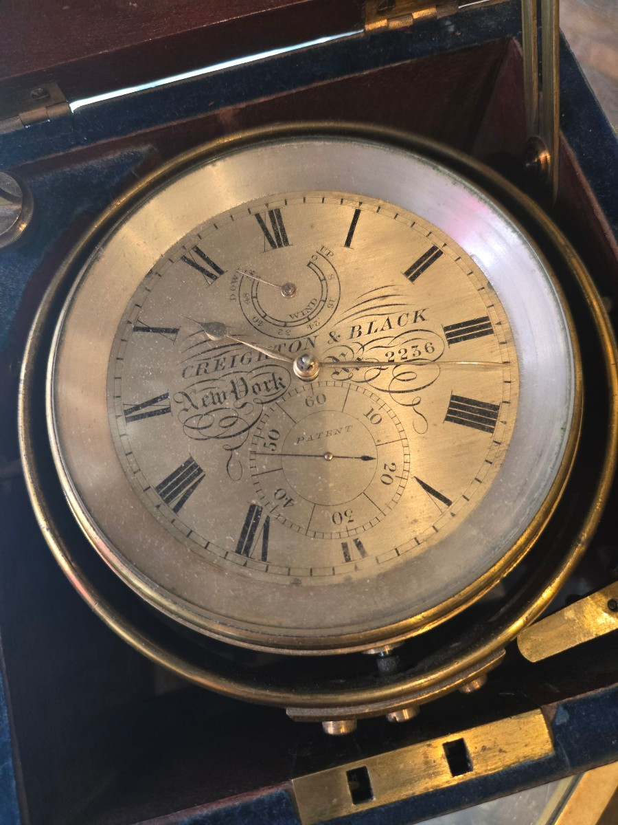Chronometre de marine  de Creighton et Black New York