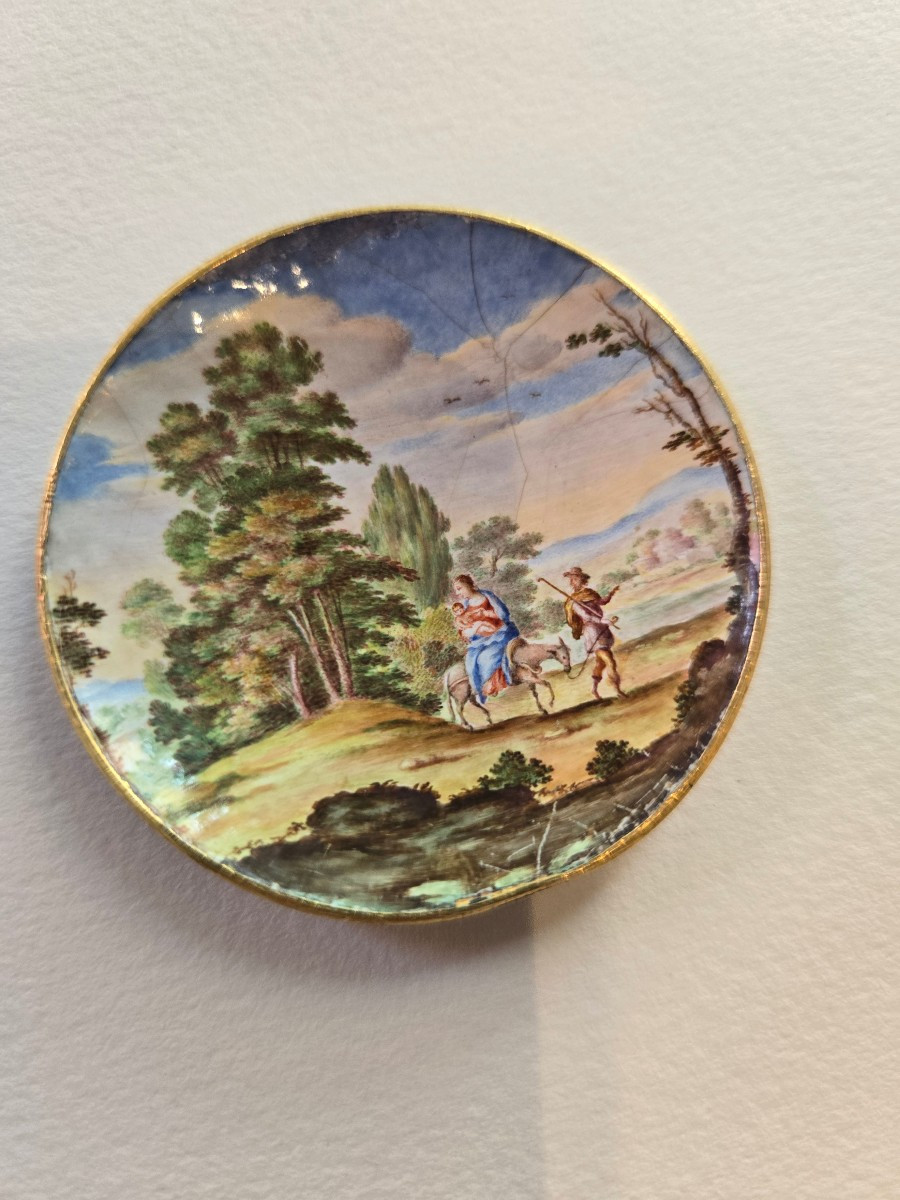 Email On Gold Element Of A Blois Watch From The Early 17th Century-photo-4