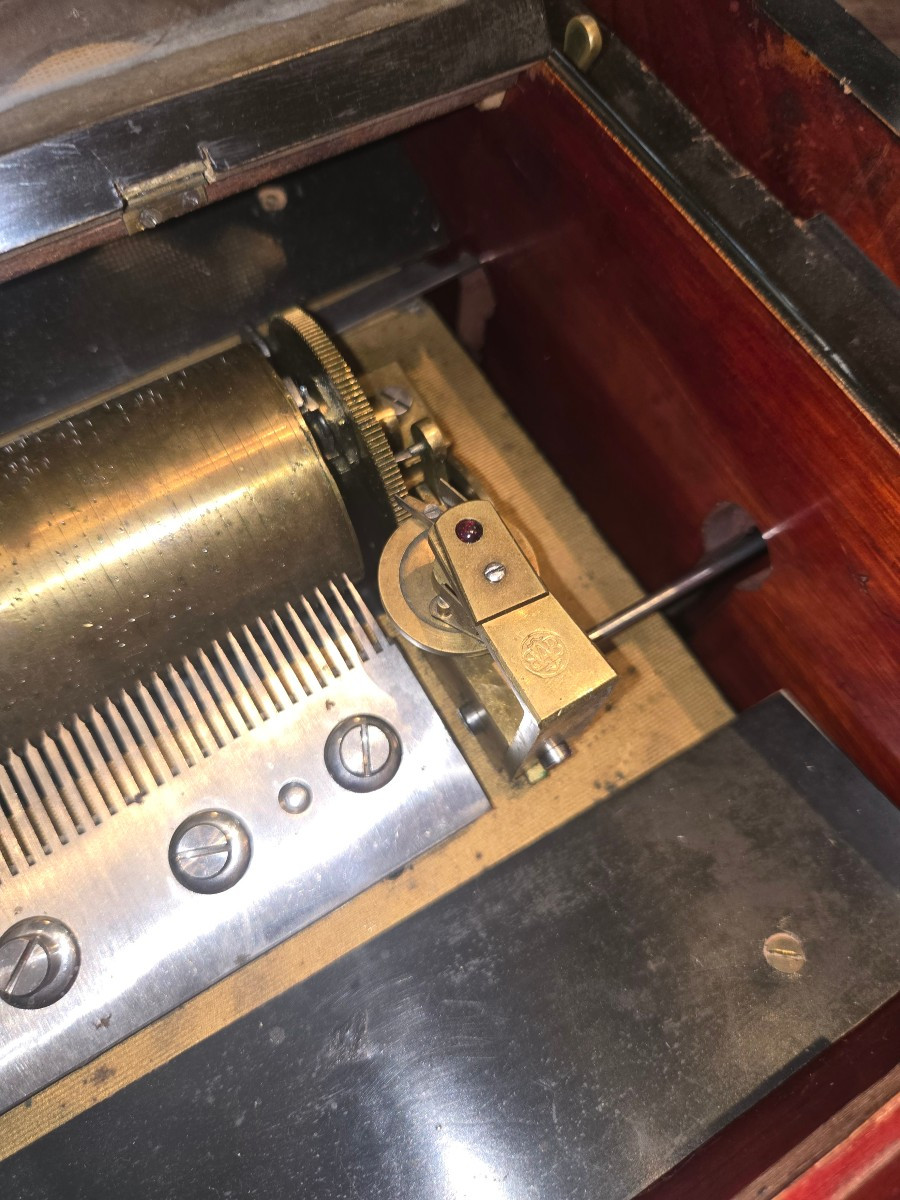 Boite musique avec orgue XIX ieme siecle par Bremond-photo-2